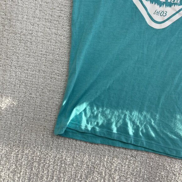 Muskoka Bear Wear Women’s XS Sleeveless Tank Top Blue Cottage Core Canada Made - Picture 6 of 11